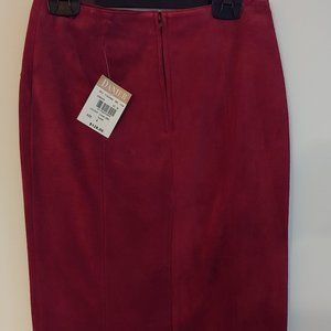 Danier Suede Leather Skirt